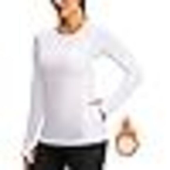 NWT Size Med Spyder Women's Thermal Fleece Tops Long Sleeve Workout Shirt - Picture 1 of 4